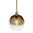 Artcraft Morning Mist Pendant, Gold/Clear