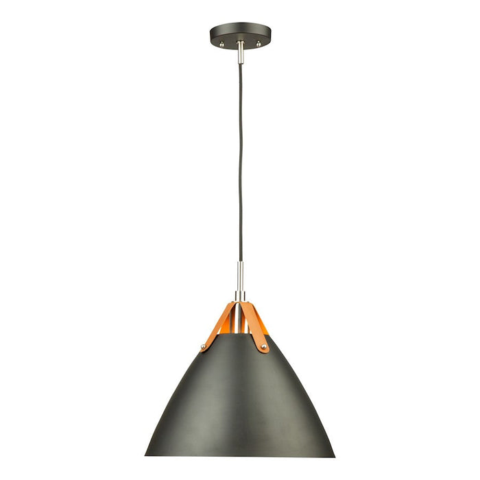 Artcraft Tote 1 Light Pendant, Black/Black