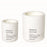 Blomus Fragra Candle Set Lg/Sm White/French Cotton Scent - 33102