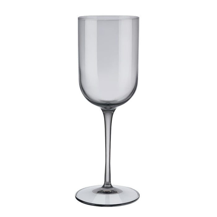 Blomus Fuum Pack of 4 White Wine Glasses, Smoke - 63930