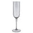 Blomus Fuum Pack of 4 Champagne Flute Glasses, Smoke - 63932