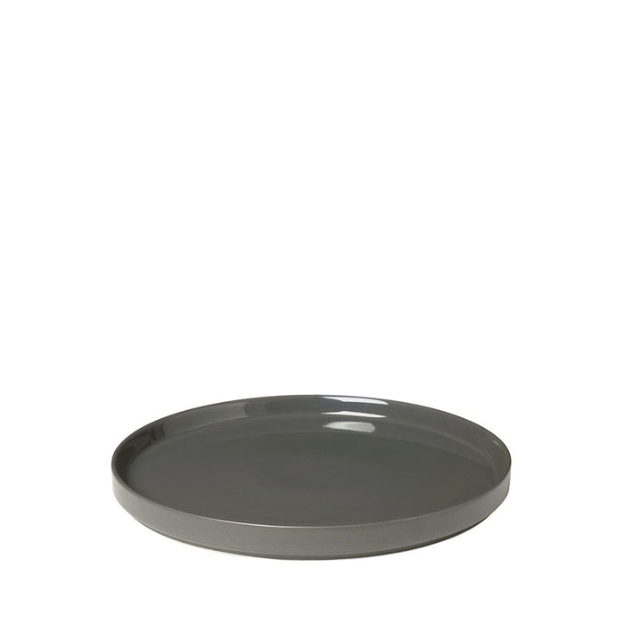 Blomus Mio 11" Pack of 4 Dinner Plate, Pewter - 63964-4