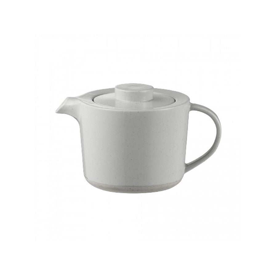 Blomus Sablo Ceramic Stoneware Teapot/Filter, 1 Liter, Cloud - 64118