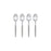 Blomus Maxime Espresso Spoon Mourning Dove, Set Of 4 - 64352