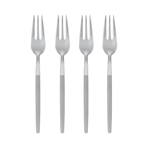 Blomus Maxime Cake Forks Mourning Dove, Set Of 4 - 64353