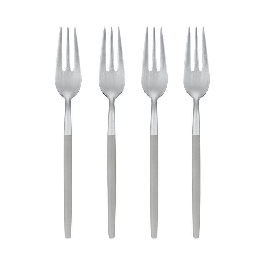 Blomus Maxime Cake Forks Mourning Dove, Set Of 4 - 64353