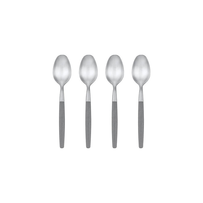 Blomus Maxime Espresso Spoon Sharkskin (Grey), Set Of 4 - 64356