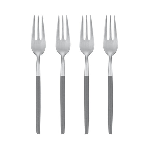 Blomus Maxime Cake Forks Sharkskin (Grey), Set Of 4 - 64357