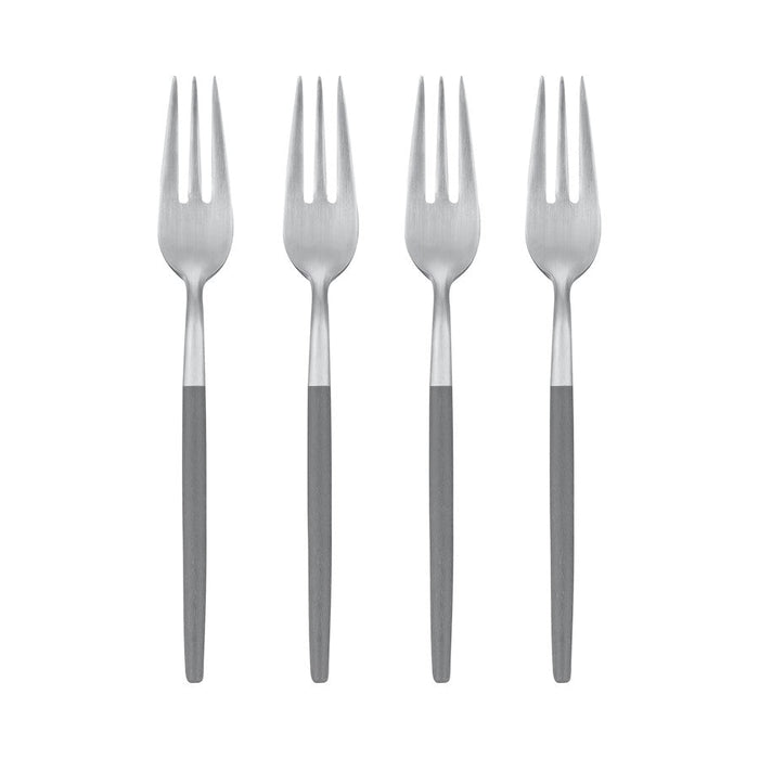 Blomus Maxime Cake Forks Sharkskin (Grey), Set Of 4 - 64357