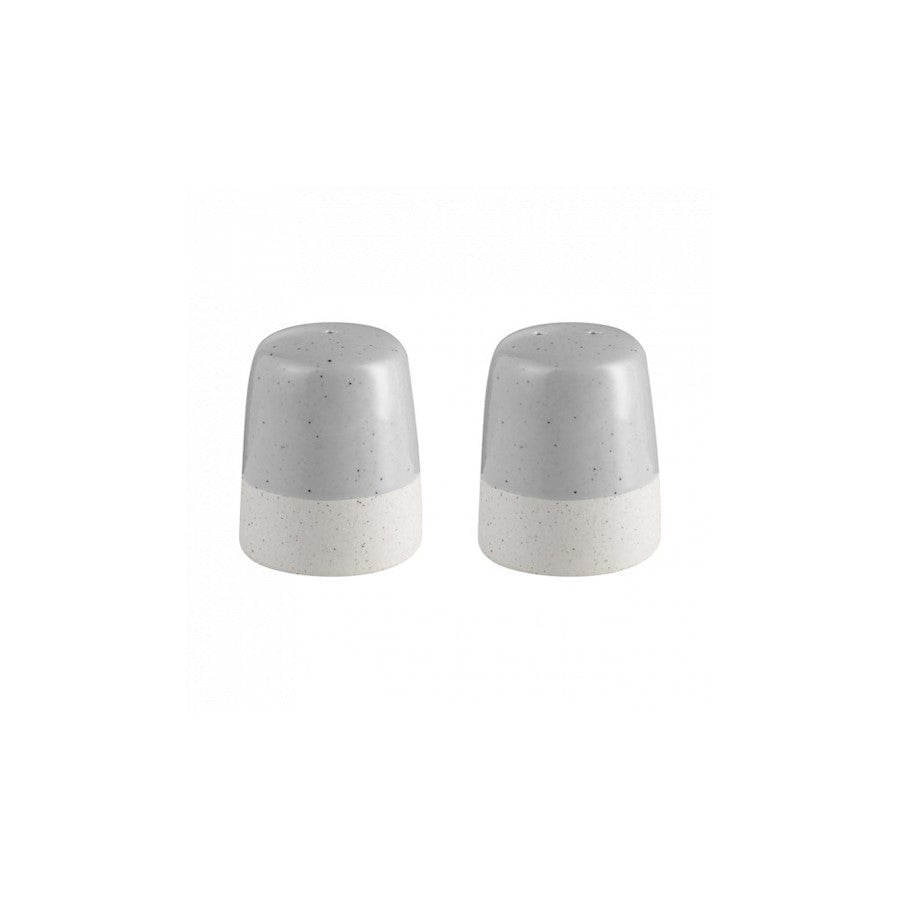 Blomus Sablo Ceramic Stoneware Salt/Pepper Shaker Set, Cloud - 64383