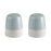 Blomus Sablo Ceramic Stoneware Salt/Pepper Shaker Set, Stone - 64388