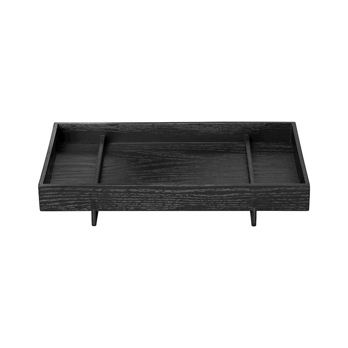 Blomus Abento Hardwood Tray, Large, Black - 64437