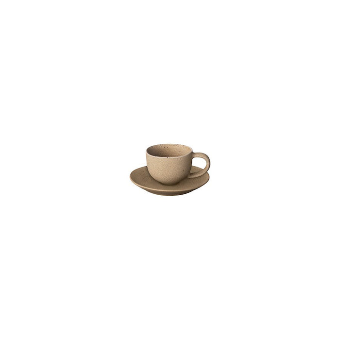 Blomus Kumi Stoneware Espresso Cups/Saucers, Fungi, Set Of 2 - 64468