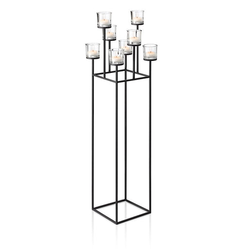 Blomus Nero Candle Holder Floor With 4 Sqr - 65572