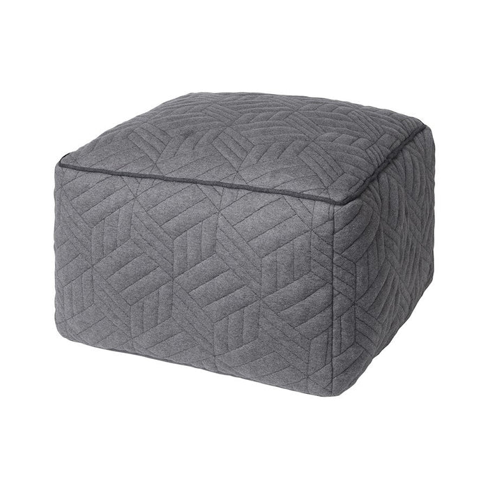 Blomus Cubo Pouf Ottoman-Cushion, Microchip Grey - 65871