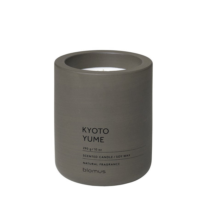 Blomus Fraga Large Candle, Tarmac (Olive) With Kyoto Yume Scent - 65953