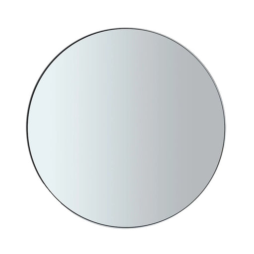 Blomus Rim Round Small Accent Mirror, Smoke/White Rim - 66162