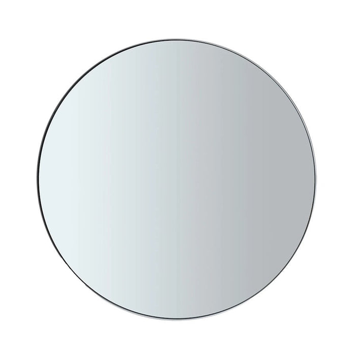 Blomus Rim Round Small Accent Mirror, Smoke/White Rim - 66162