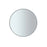 Blomus Rim Round Accent Mirror, Smoke/White Rim 31" - 66163