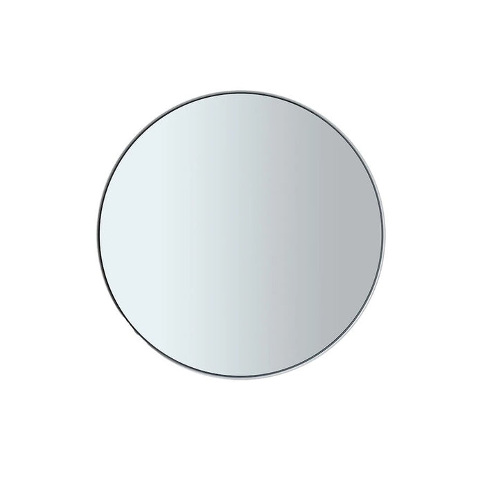 Blomus Rim Round Accent Mirror, Smoke/White Rim 31" - 66163