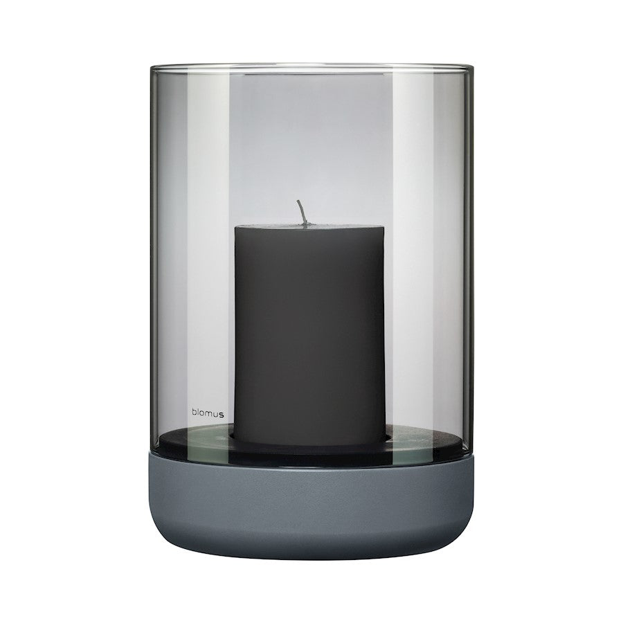 Blomus Calma Hurricane Lamp, Large, Steel Grey - 66231