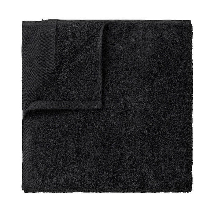 Blomus Riva Organic Terry Cloth Hand Towel, XL, Black - 66300