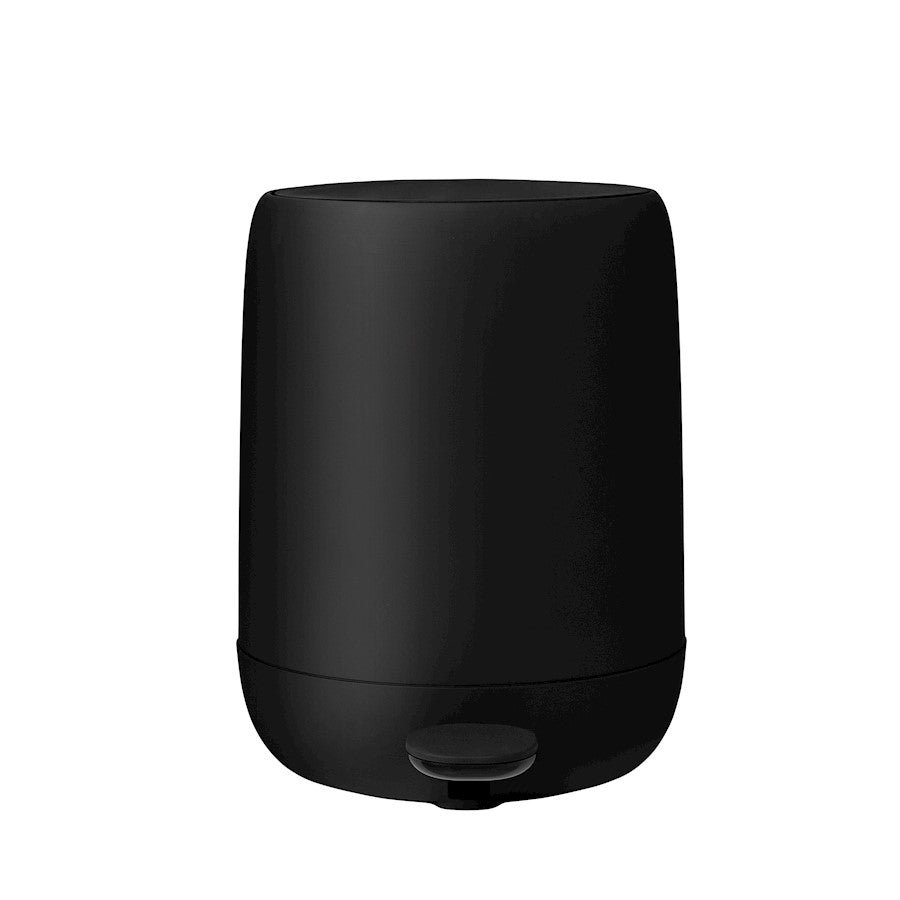 Blomus Sono Pedal Bin Wastepaper Basket, Black 0.8 Gallon - 66328