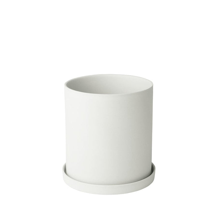 Blomus Nona Herb Pot 5.3"H X 4.9", White - 66520