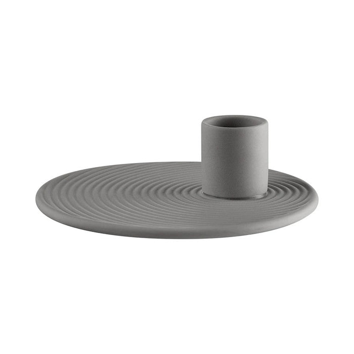 Blomus Nona Porcelain Candle Holder, Pewter - 66527