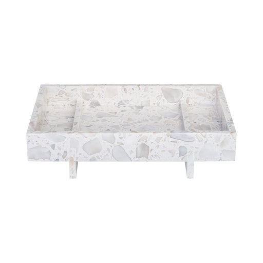 Blomus Abento Marble Tray, Small, Terrazzo Nimbus Cloud - 66662