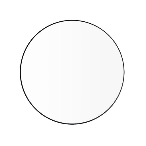 Blomus Rim Round Accent Mirror, Clear/Black Rim, 31" - 66933