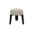 Blomus Kuon Upholstered Stool/Black Oak Feet, Desert Boucle Textile - 66939