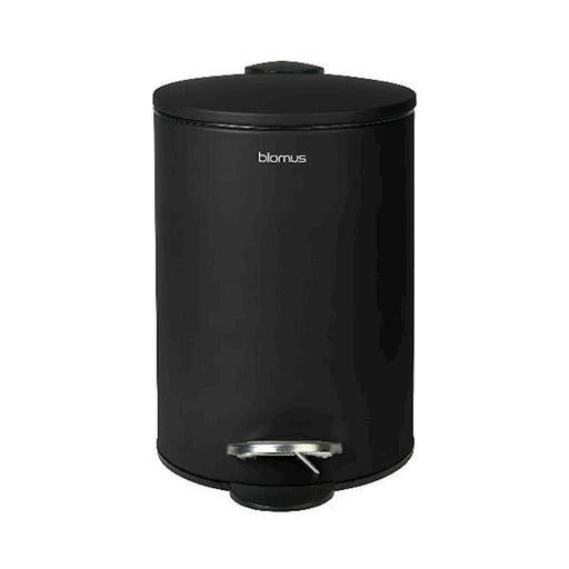 Blomus Tubo Pedal Bin Wastepaper Basket, 3L, Black - 69214