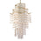 Corbett Lighting Dolce 19 Lt Chandelier, Champagne/Capiz/Crystals - 109-719-CPL