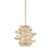 Corbett Lighting Vertigo 1 Light Pendant, Warm Silver Leaf - 128-41-WSL