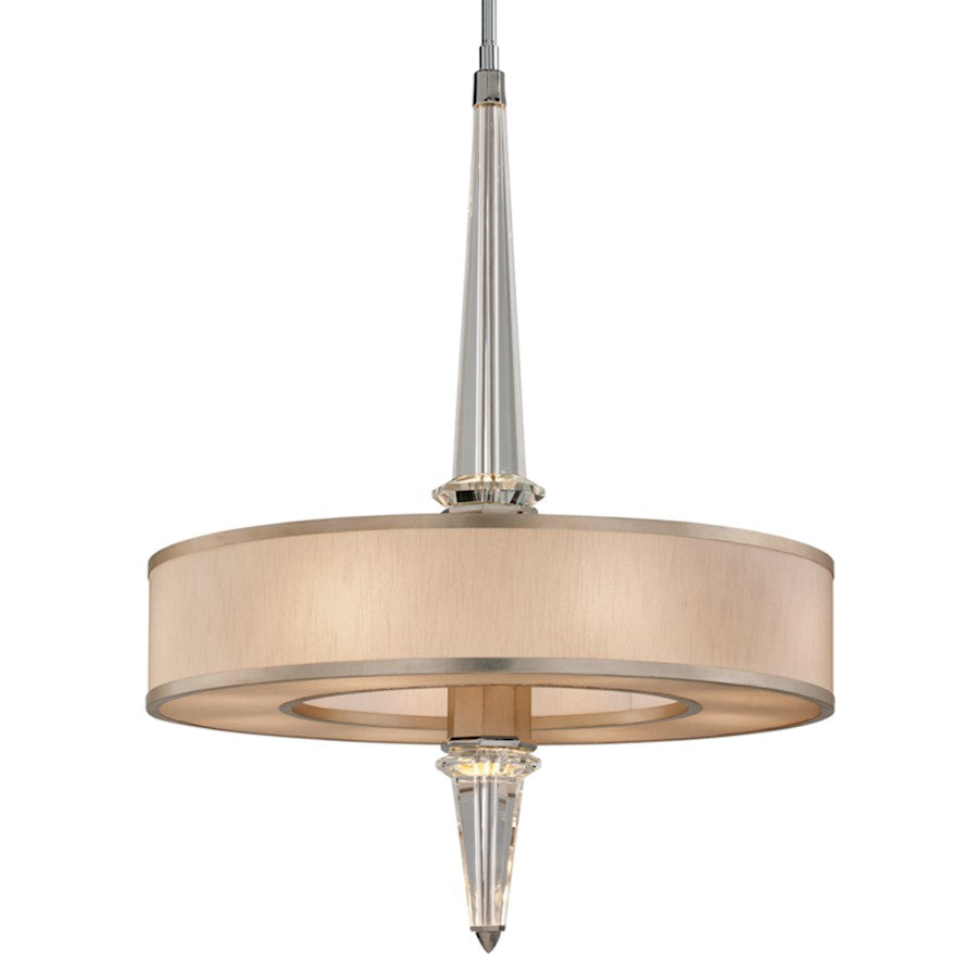 Corbett Lighting Harlow 8 Light Pendant, Silver/Ivory Ice - 166-48-WSL-SS