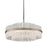 Corbett Lighting Chime 8 Lt Pendant, Silver Leaf/Clear Tubular - 204-46-SL-SS