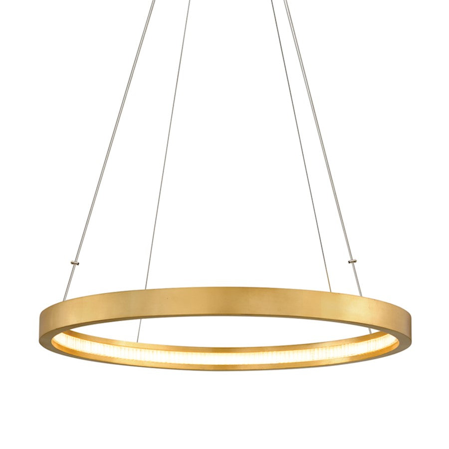 Corbett Lighting Jasmine 1 Light Chandelier, Gold Leaf - 284-42-GL