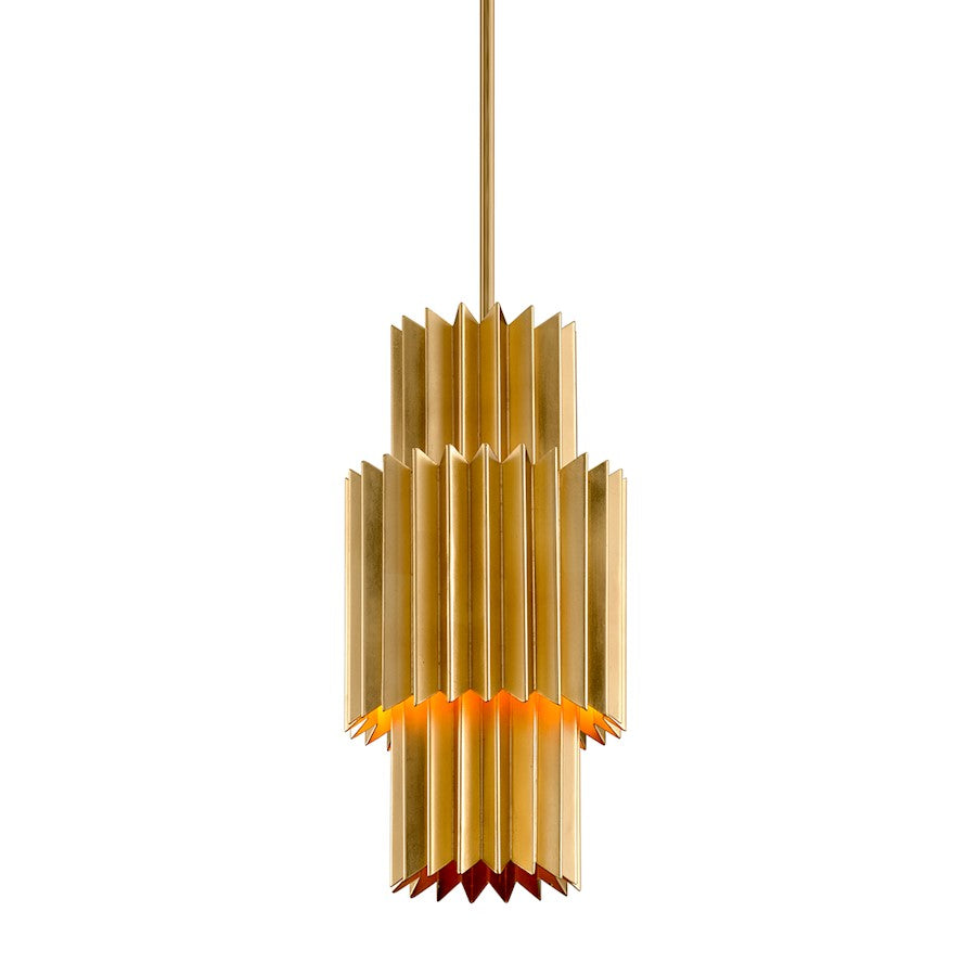 Corbett Lighting Moxy 1 Light Pendant, Gold Leaf - 311-42-GL