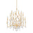 Corbett Lighting Aveline 12 Light Chandelier, Gold Leaf/Clear - 414-34-GL