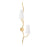 Corbett Lighting Cortona 2 Light Wall Sconce, Gold Leaf/White - 436-48-VGL