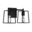 Craftmade Dunn 2 Light Vanity, Flat Black - 12113FB2