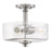 Craftmade Dardyn 3 Light Convertible Semi Flush/Pendant, Nickel - 49853-BNK-C