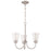 Craftmade Gwyneth 3 Light Chandelier, Brushed Polished Nickel - 50423-BNK