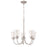 Craftmade Gwyneth 5 Light Chandelier, Brushed Polished Nickel - 50425-BNK