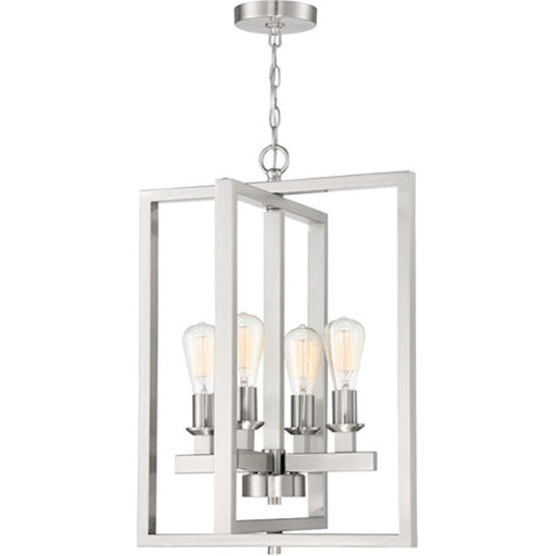 Craftmade Chicago 4 Light Foyer, Brushed Polished Nickel - 53134-BNK