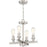 Craftmade Chicago 4 Light Convertible Semi Flush, Brushed Nickel - 53154-BNK