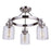 Craftmade Foxwood 3 Light Semi Flushmount, Brushed Polished Nickel - 53653-BNK