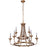 Craftmade Marlowe 9 Light Chandelier, Satin Brass - 53729-SB