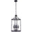 Craftmade Marlowe 4 Light Foyer Pendant, Flat Black - 53734-FB